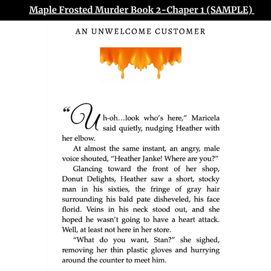 Maple Frosted Murder: A Donut Hole Cozy - Book 2