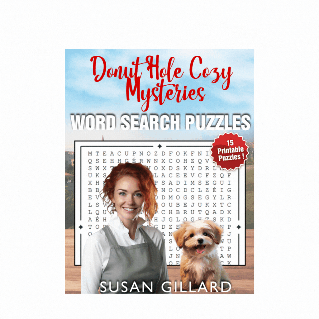 Donut Hole Cozy Mysteries-15 Word Search Puzzles