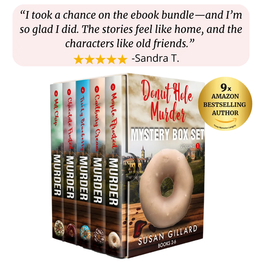Special Offer: Donut Hole Murder Mystery Box Set Vol. 1 (Books 2-6) + FREE GIFTS!