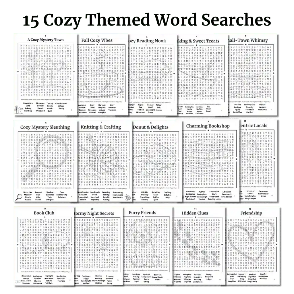 Special Offer-THE DONUT HOLE MURDER MYSTERY MEGA 15 BOOK BOX SET